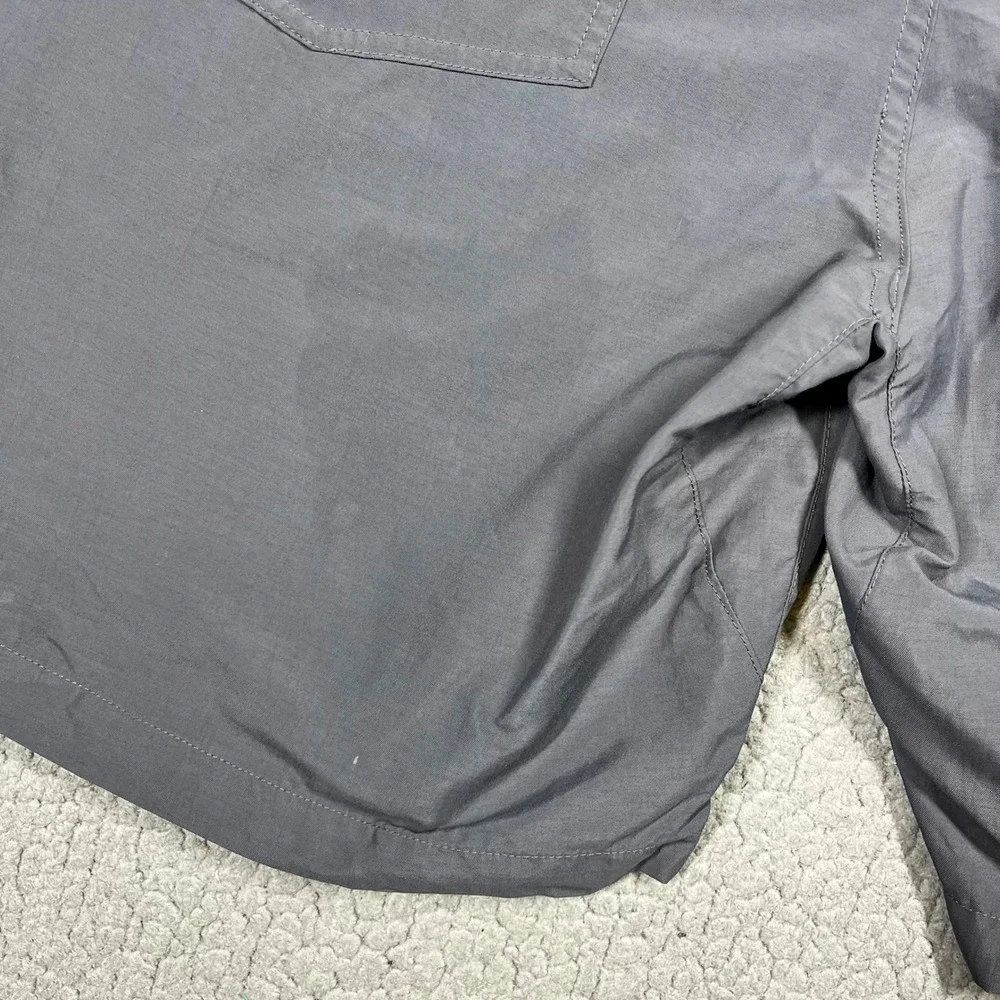 Mountain Hardwear Mens Hiking Shorts Gray Size 34 Nylon Cargo Outdoor OM7074